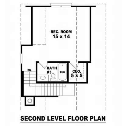 Floorplan 2 for House Plan #053-01482