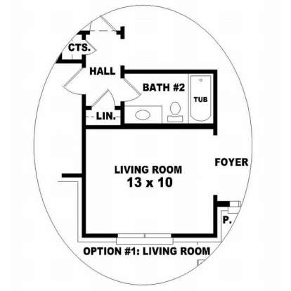 Floorplan 3 for House Plan #053-01482