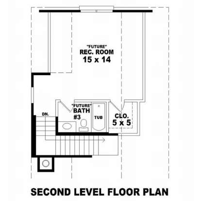 Floorplan 2 for House Plan #053-01483