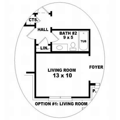Floorplan 3 for House Plan #053-01483