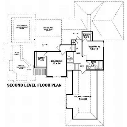 Floorplan 2 for House Plan #053-01485