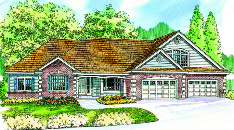 House Plan House Plan #907 Front Elevation