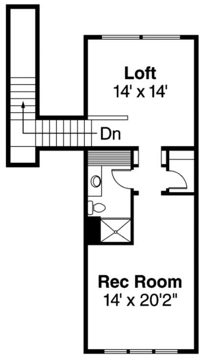 Floorplan 2 for House Plan #035-00256
