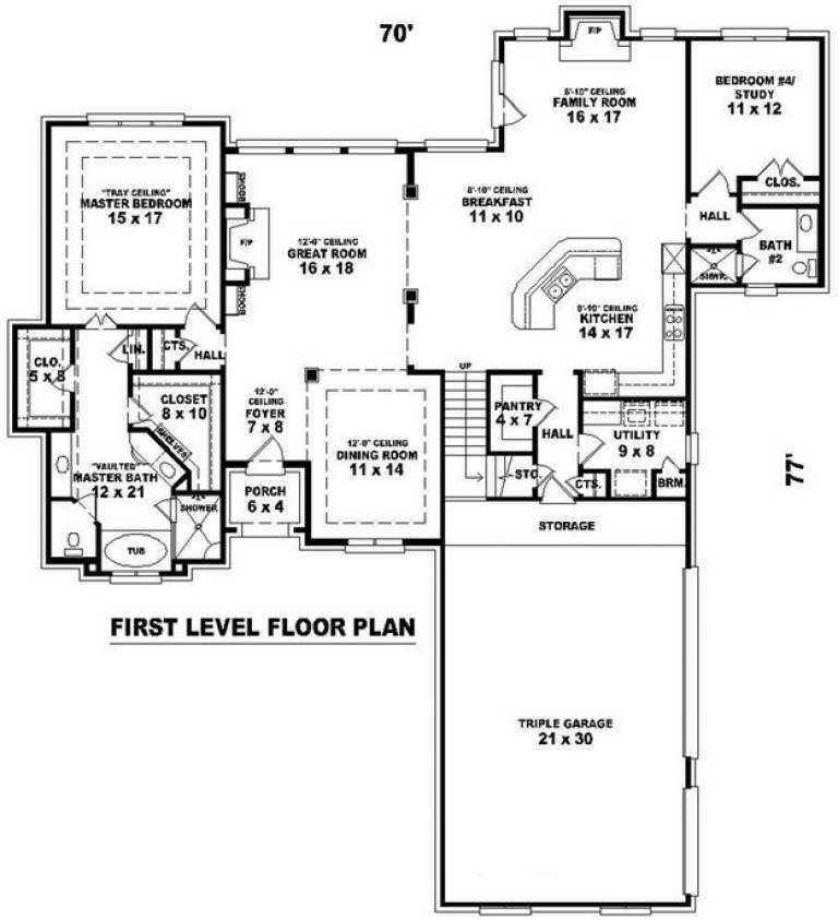 House Plan House Plan #9071 Drawing 1