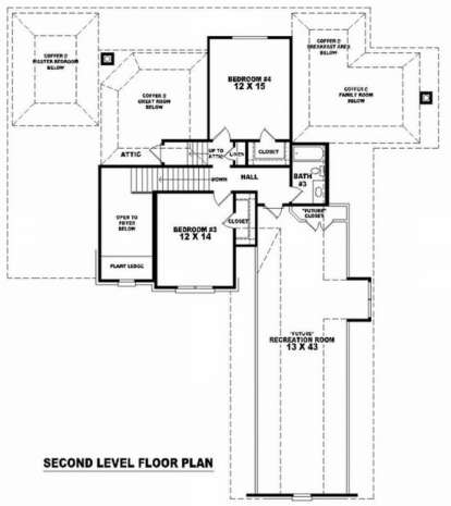 Floorplan 2 for House Plan #053-01495