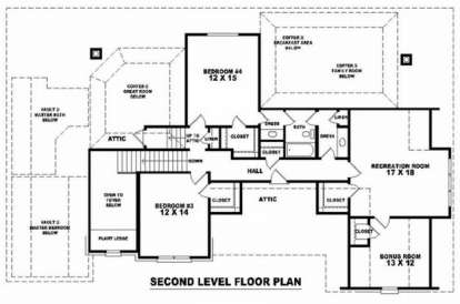 Floorplan 2 for House Plan #053-01496