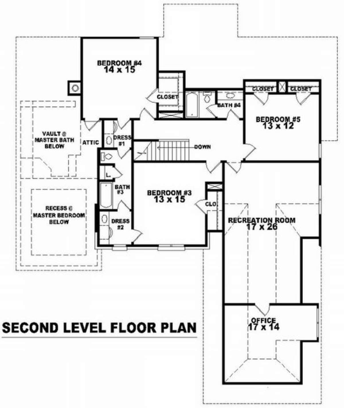 Floorplan 2 for House Plan #053-01498