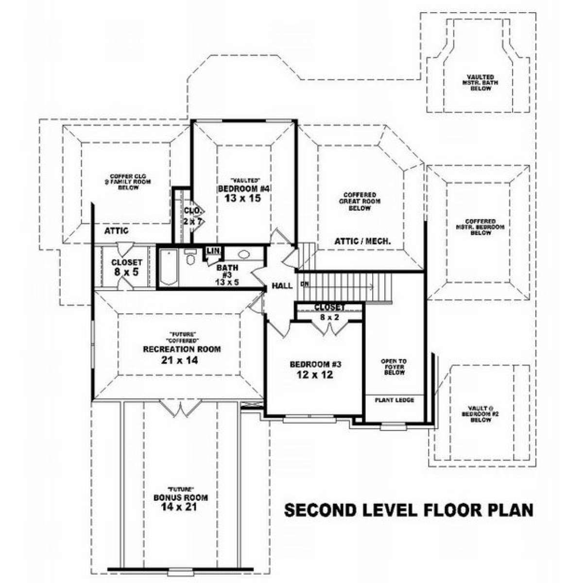 Floorplan 2 for House Plan #053-01499
