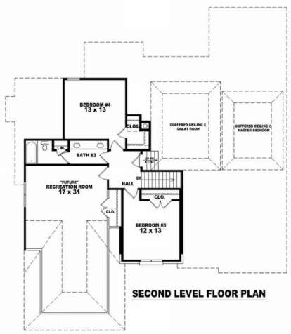 Floorplan 2 for House Plan #053-01500