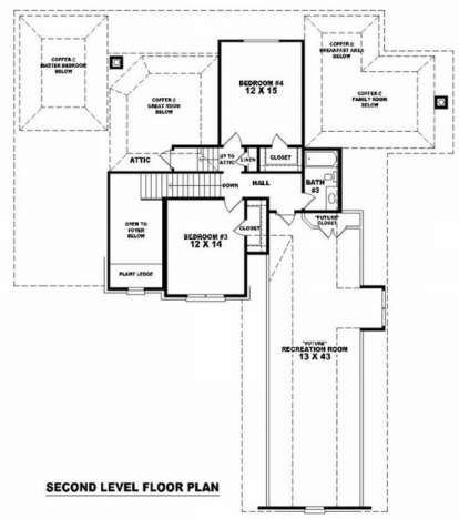 Floorplan 2 for House Plan #053-01501
