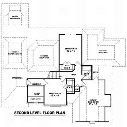 Floorplan 2 for House Plan #053-01502