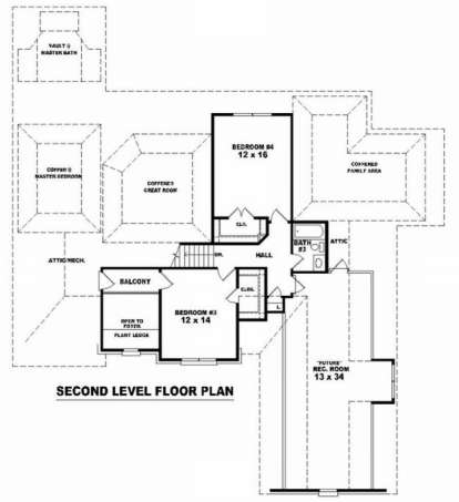Floorplan 2 for House Plan #053-01503