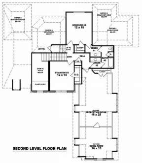 Floorplan 2 for House Plan #053-01504