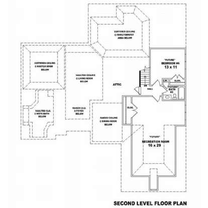 Floorplan 2 for House Plan #053-01510
