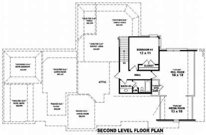 Floorplan 2 for House Plan #053-01514