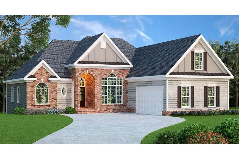 House Plan House Plan #91 Front Elevation 