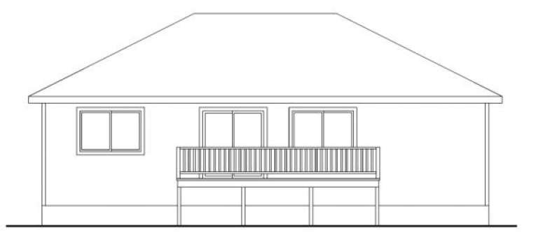 Ranch House Plan #035-00259 Elevation Photo
