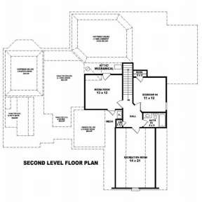 Floorplan 2 for House Plan #053-01519