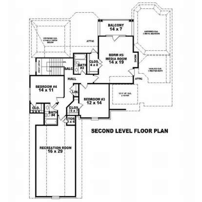 Floorplan 2 for House Plan #053-01526