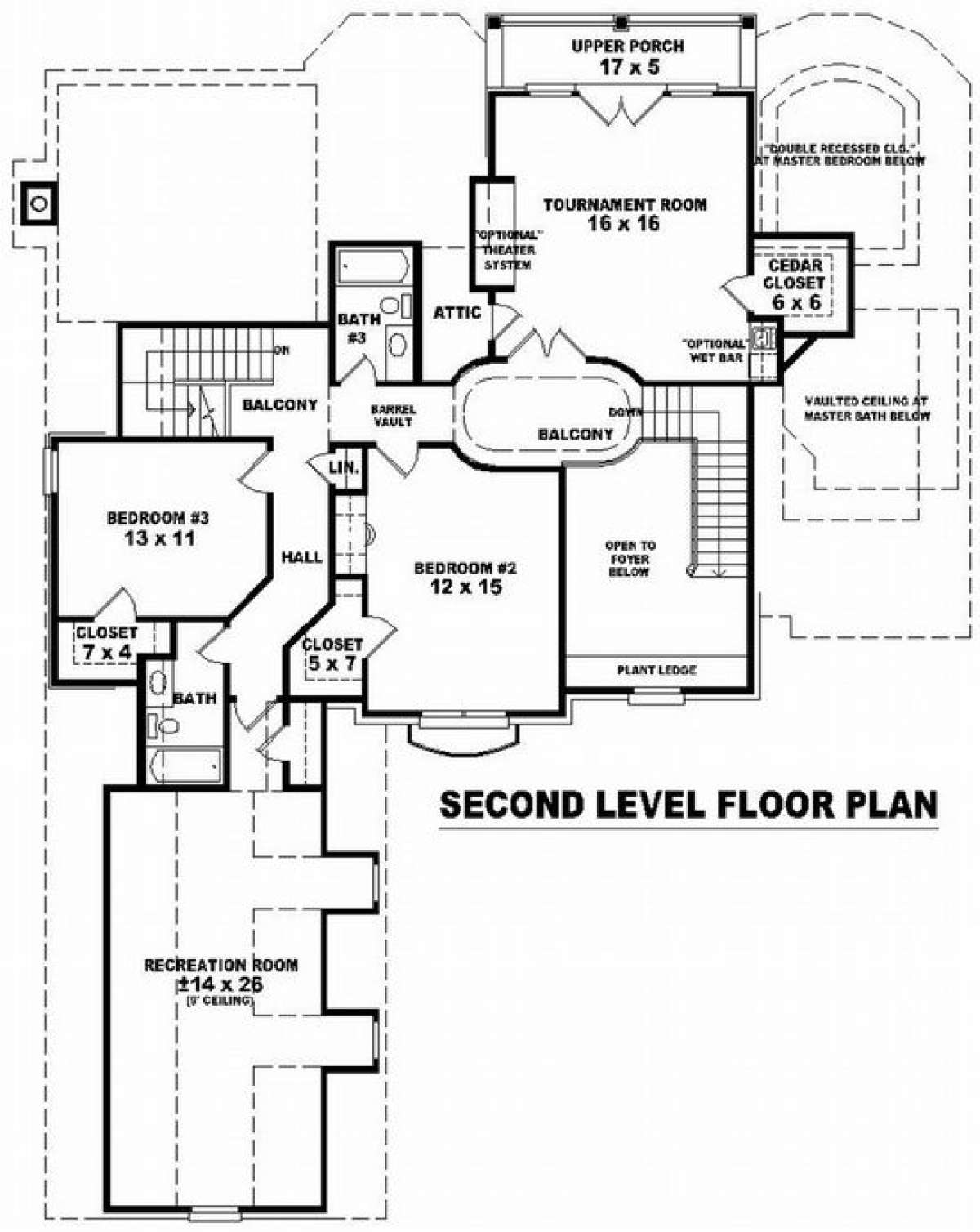 Floorplan 2 for House Plan #053-01527