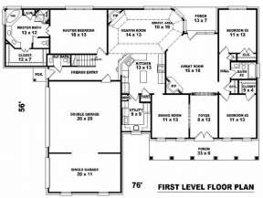 Floorplan 1 for House Plan #053-01530