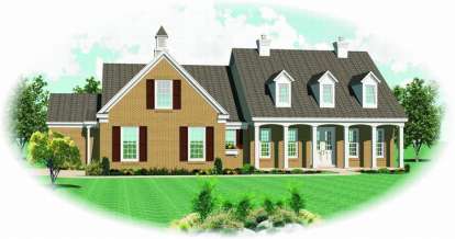 Traditional House Plan #053-01533 Elevation Photo