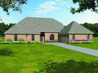 4 Bed, 3 Bath, 3085 Square Foot House Plan - #053-01534