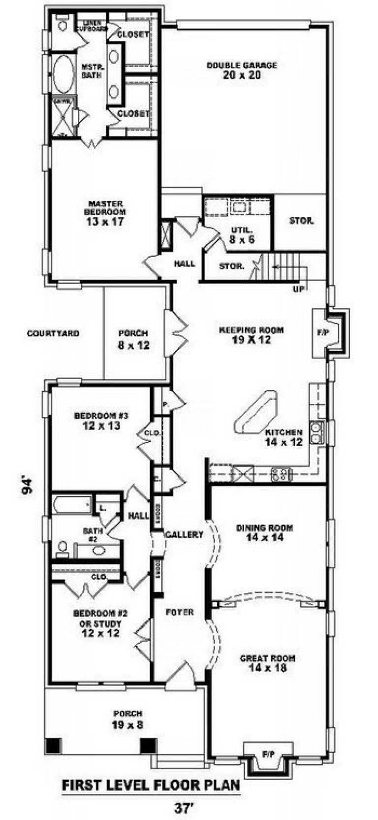 House Plan House Plan #9125 Drawing 1