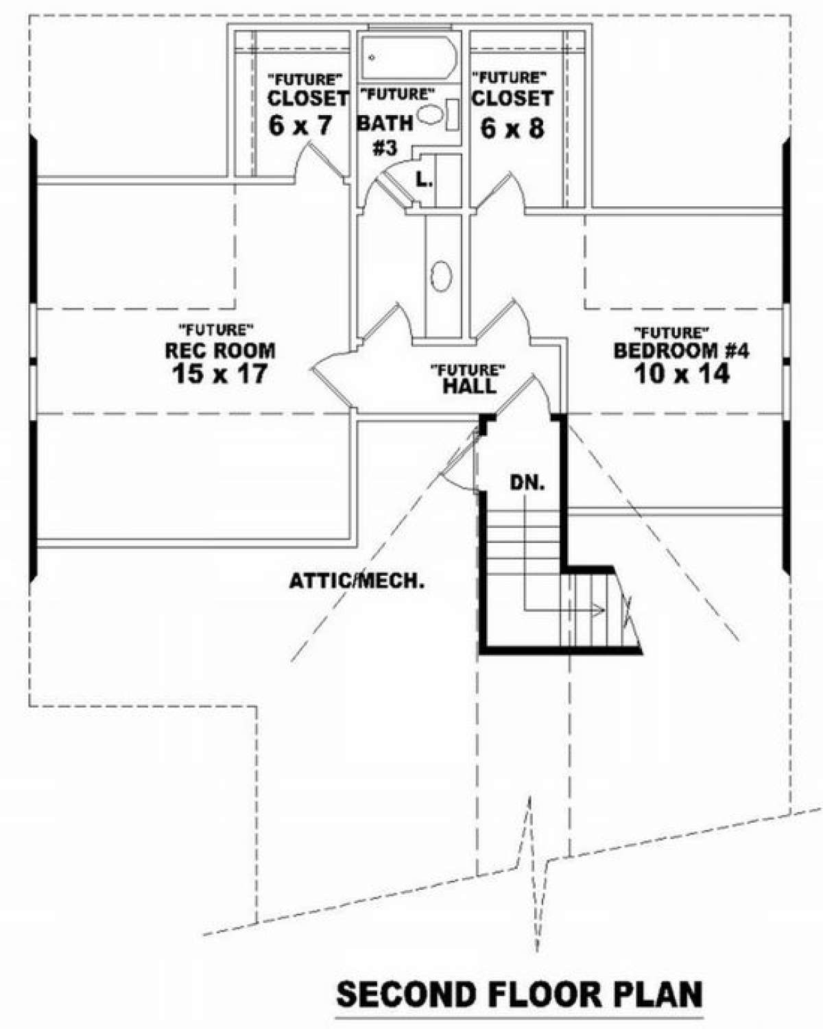 Floorplan 2 for House Plan #053-01542