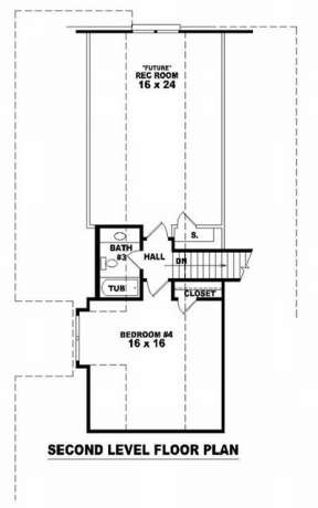 Floorplan 2 for House Plan #053-01545