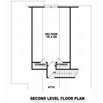 Floorplan 2 for House Plan #053-01548