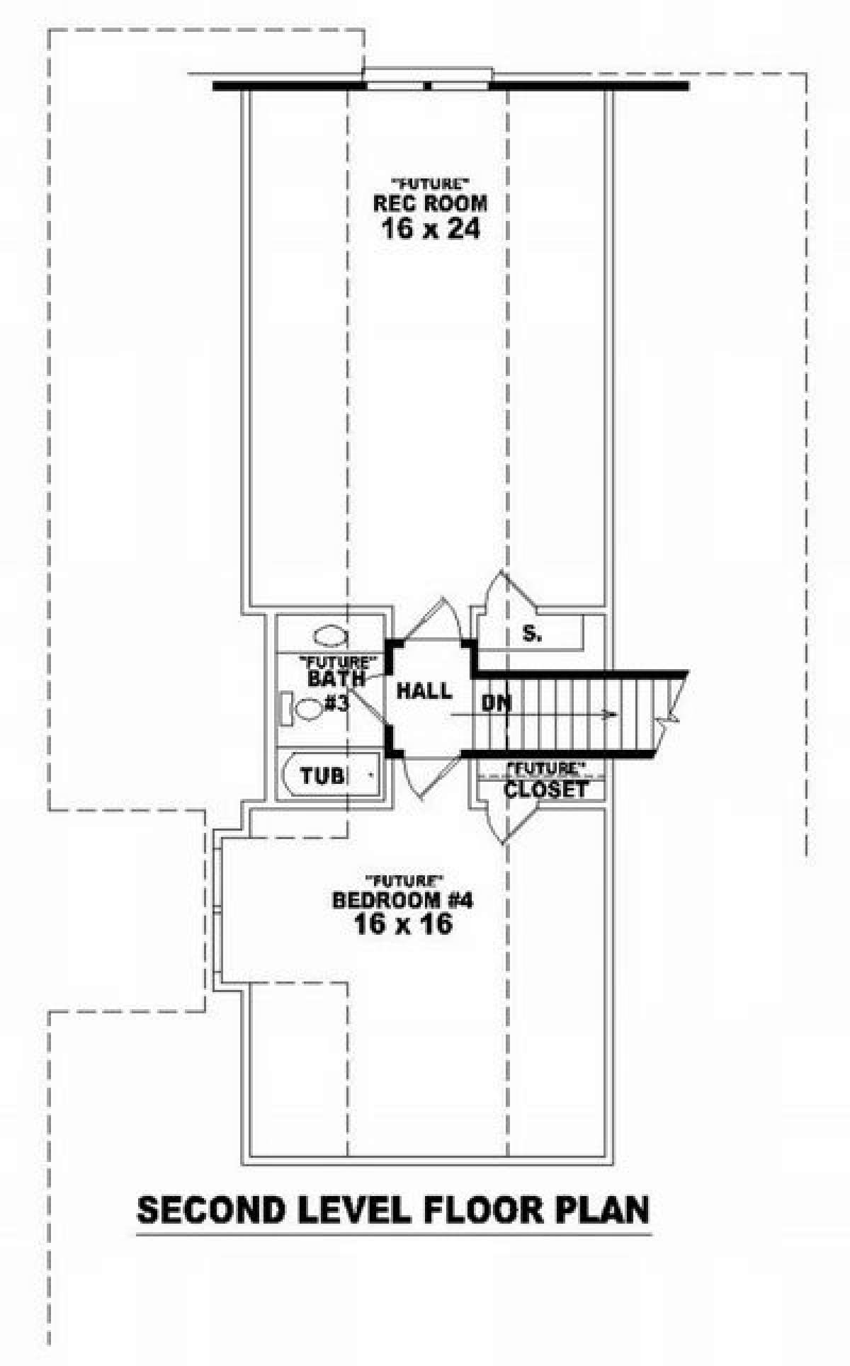Floorplan 2 for House Plan #053-01549