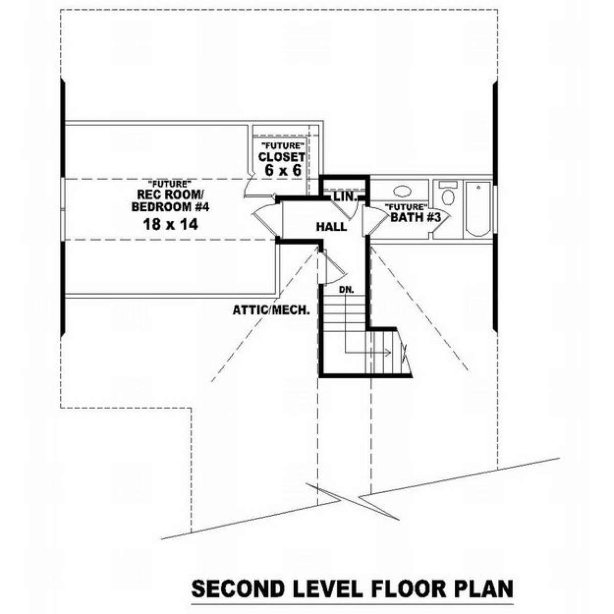 Floorplan 2 for House Plan #053-01550