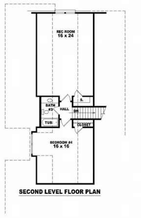Floorplan 2 for House Plan #053-01552