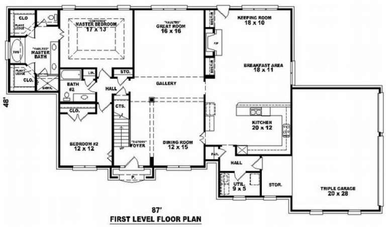 House Plan House Plan #9140 Drawing 1