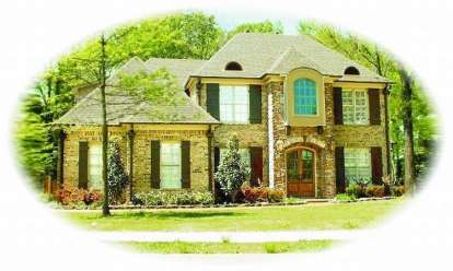 4 Bed, 4 Bath, 3695 Square Foot House Plan - #053-01560