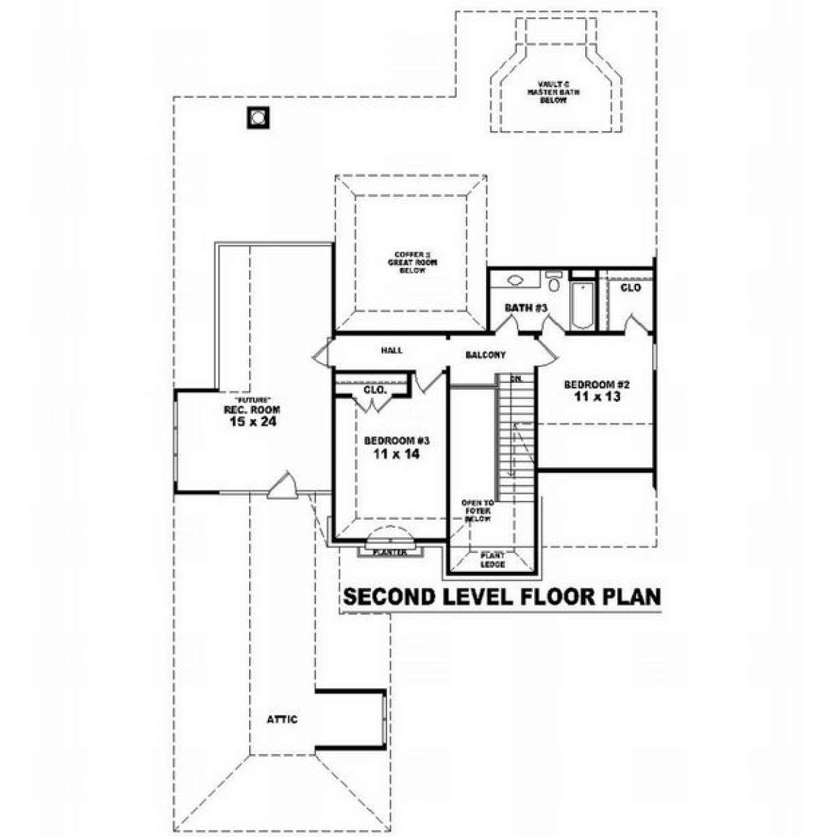Floorplan 2 for House Plan #053-01563