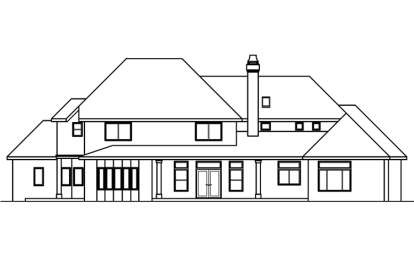 Classical House Plan #035-00264 Elevation Photo