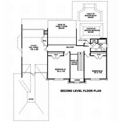Floorplan 2 for House Plan #053-01568