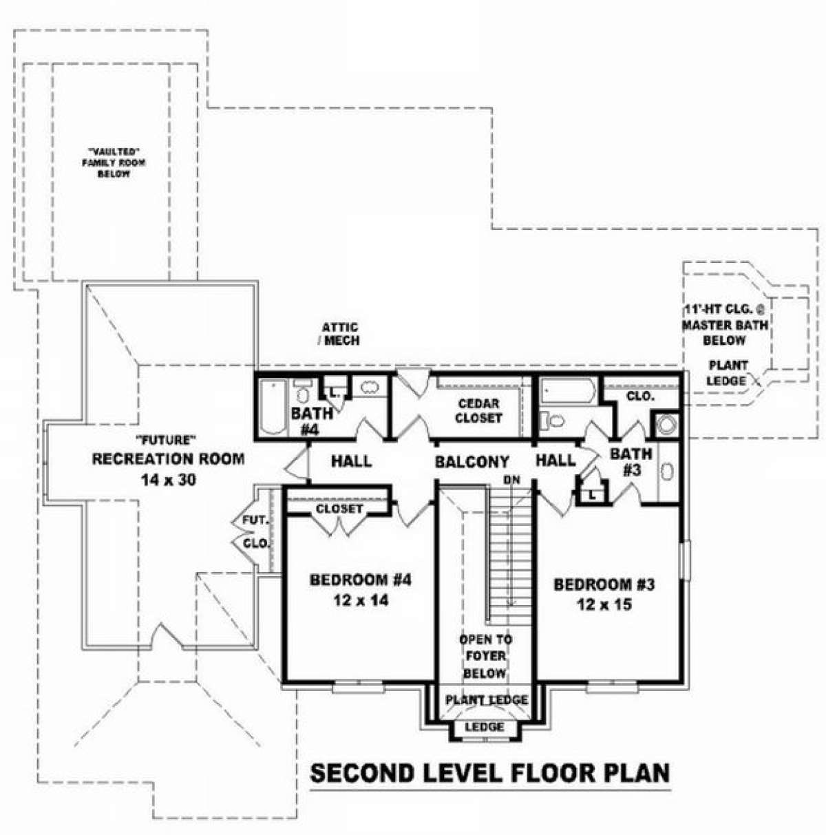 Floorplan 2 for House Plan #053-01569
