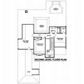 Floorplan 2 for House Plan #053-01571