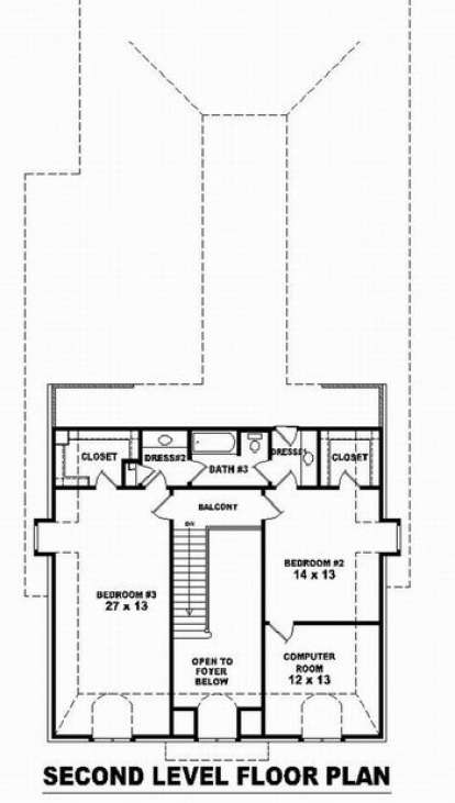 Floorplan 2 for House Plan #053-01574