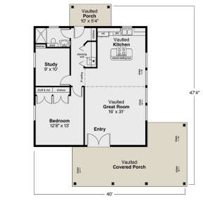 Main Floor  for House Plan #035-00265