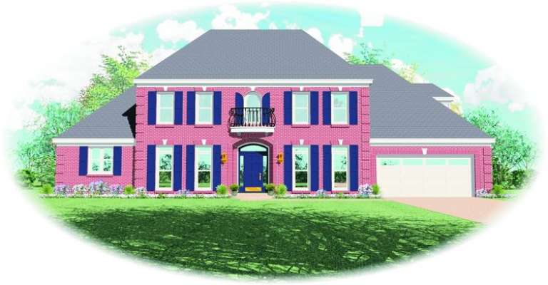 House Plan House Plan #9166 Front Elevation