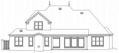 French Country House Plan #053-01584 Elevation Photo