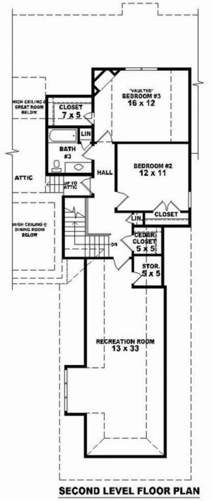Floorplan 2 for House Plan #053-01584