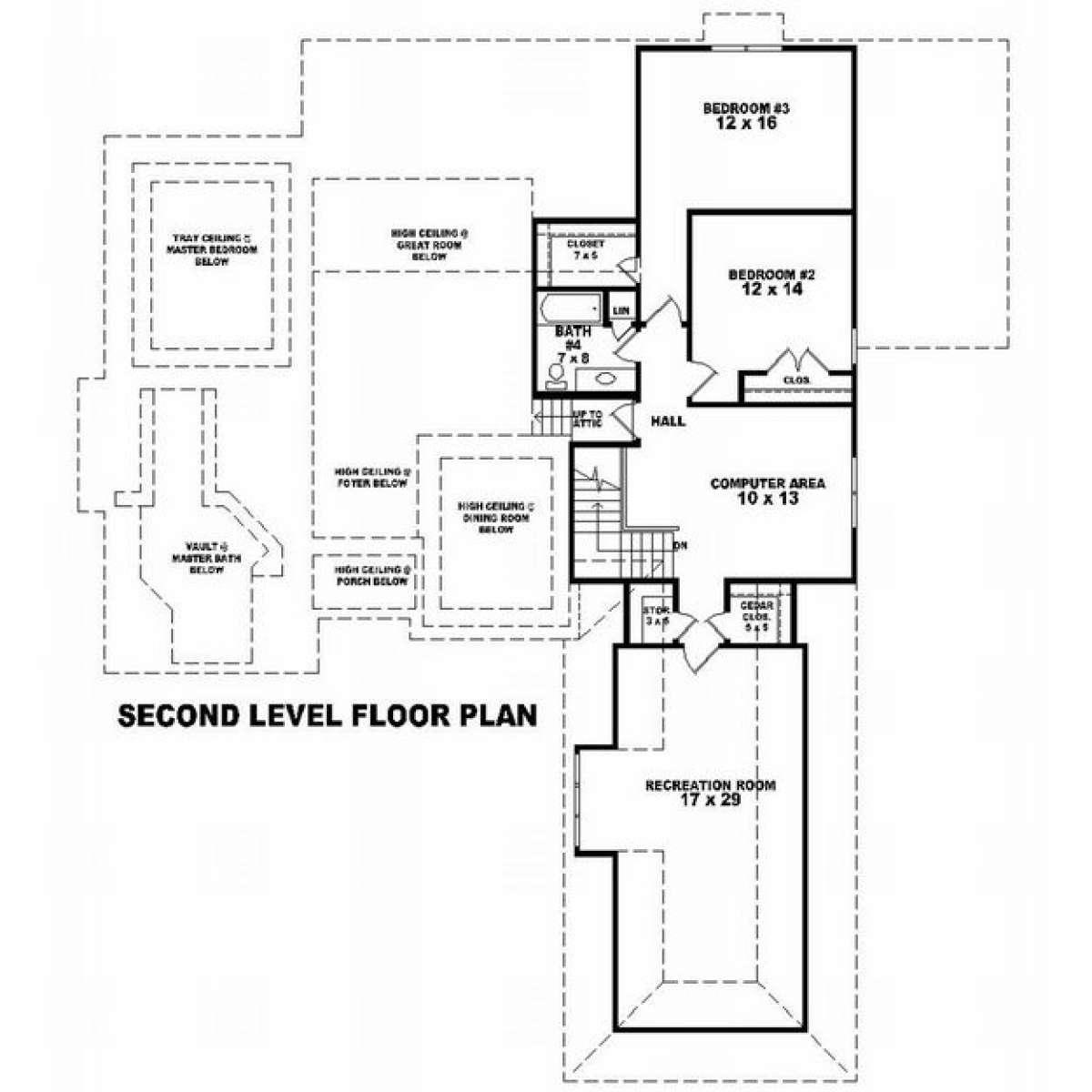 Floorplan 2 for House Plan #053-01588
