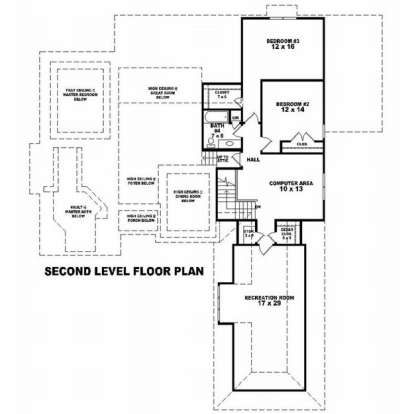 Floorplan 2 for House Plan #053-01588