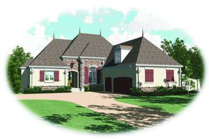 3 Bed, 3 Bath, 3034 Square Foot House Plan - #053-01590