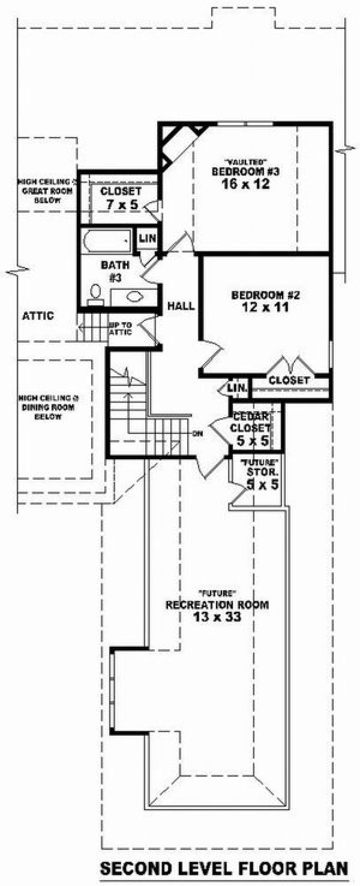 Floorplan 2 for House Plan #053-01590